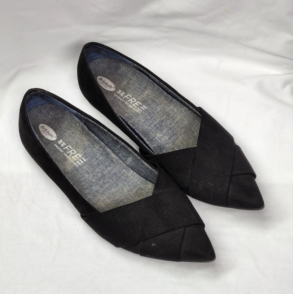 Dr. Scholl's Loma Black Flats Size 9